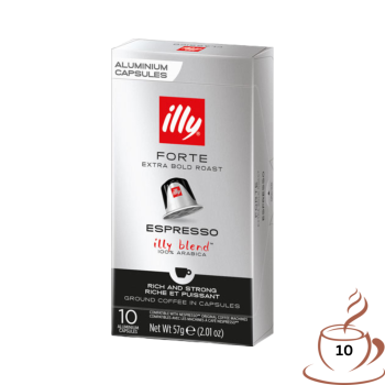 illy Forte Espresso 9, Nespresso-kompatibel, 10 Kaffeekapseln